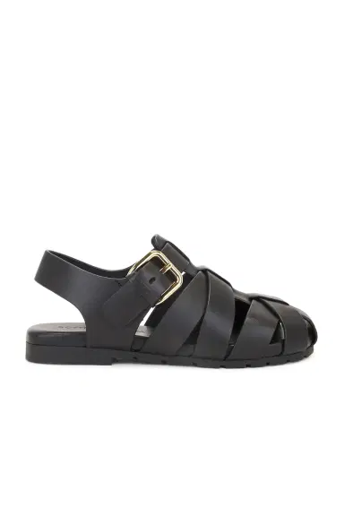 Bottega Veneta Alfie Flat Sandal | Thumbnail 1 Bottega Veneta Alfie Flat Sandal | Thumbnail 1