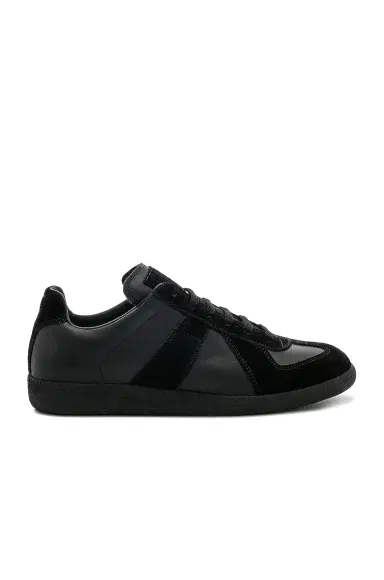 Maison Margiela Soft Leather & Velour Replica Sneakers | Thumbnail 1 Maison Margiela Soft Leather & Velour Replica Sneakers | Thumbnail 1