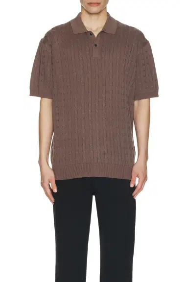 Beams Plus Knit Polo Cable | Thumbnail 3