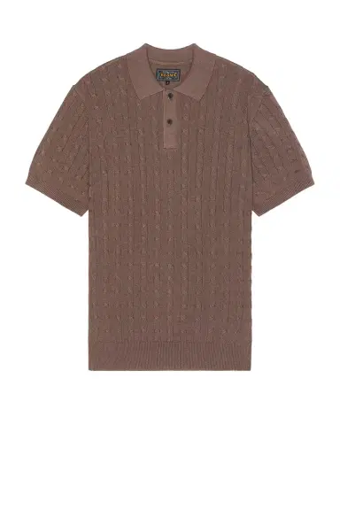 Beams Plus Knit Polo Cable | Thumbnail 1