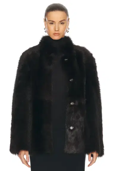 NOUR HAMMOUR Elsa Coat | Thumbnail 2