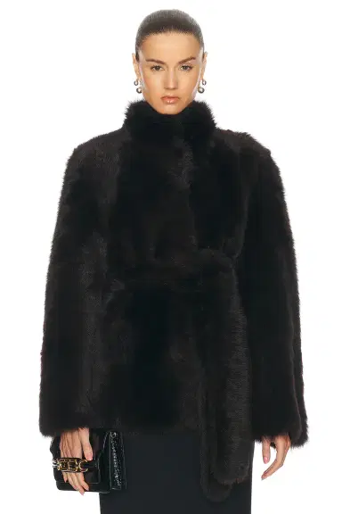 NOUR HAMMOUR Elsa Coat | Thumbnail 1
