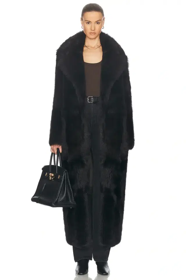 NOUR HAMMOUR For FWRD Evita Long Coat