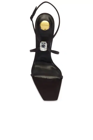 Saint Laurent Lydia Diamond Sandal | Thumbnail 4 Saint Laurent Lydia Diamond Sandal | Thumbnail 4