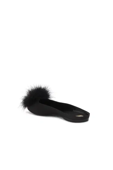 Saint Laurent Lido Flat Mule | Thumbnail 3 Saint Laurent Lido Flat Mule | Thumbnail 3