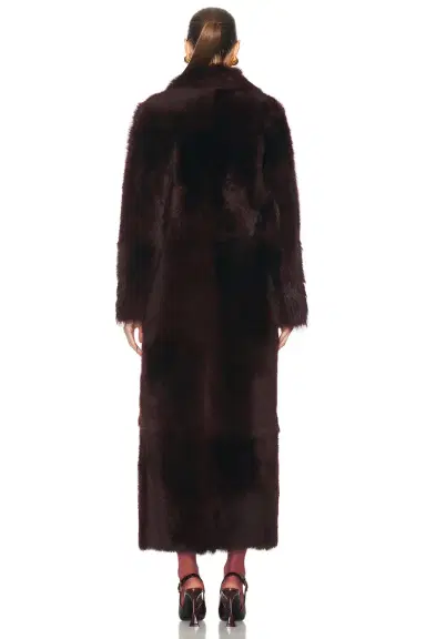 Nour Hammour for FWRD Evita Long Coat | Thumbnail 3