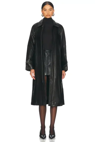 Nour Hammour Isolde Trench Coat | Thumbnail 2 Nour Hammour Isolde Trench Coat | Thumbnail 2