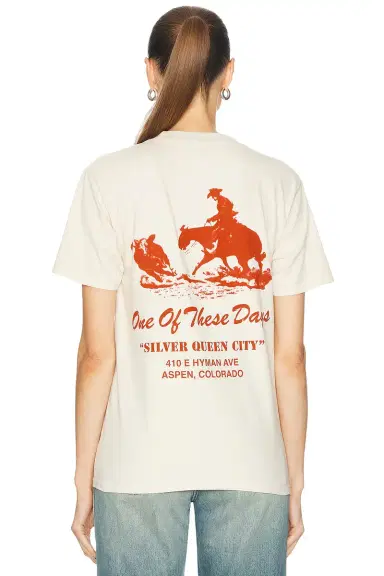 ONE OF THESE DAYS x FWRD Silver Queen City Tee | Thumbnail 5