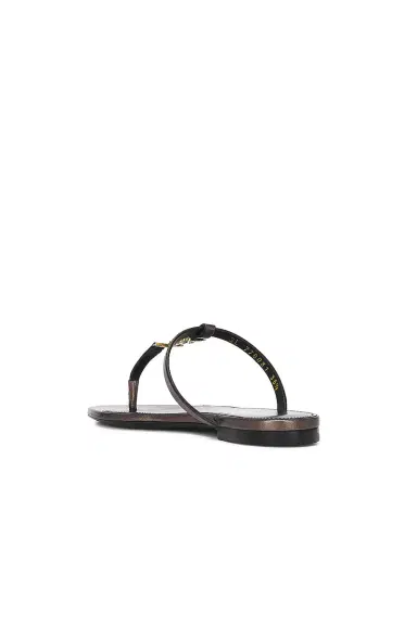 Saint Laurent Cassandra Flat Slide | Thumbnail 3 Saint Laurent Cassandra Flat Slide | Thumbnail 3