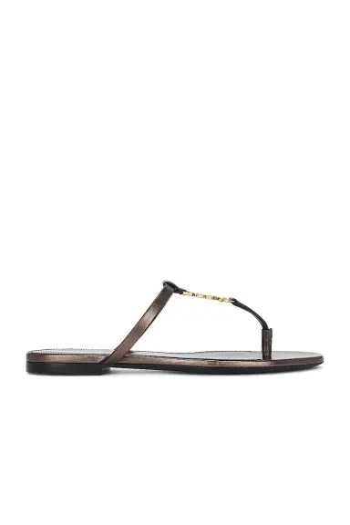 Saint Laurent Cassandra Flat Slide | Thumbnail 1 Saint Laurent Cassandra Flat Slide | Thumbnail 1