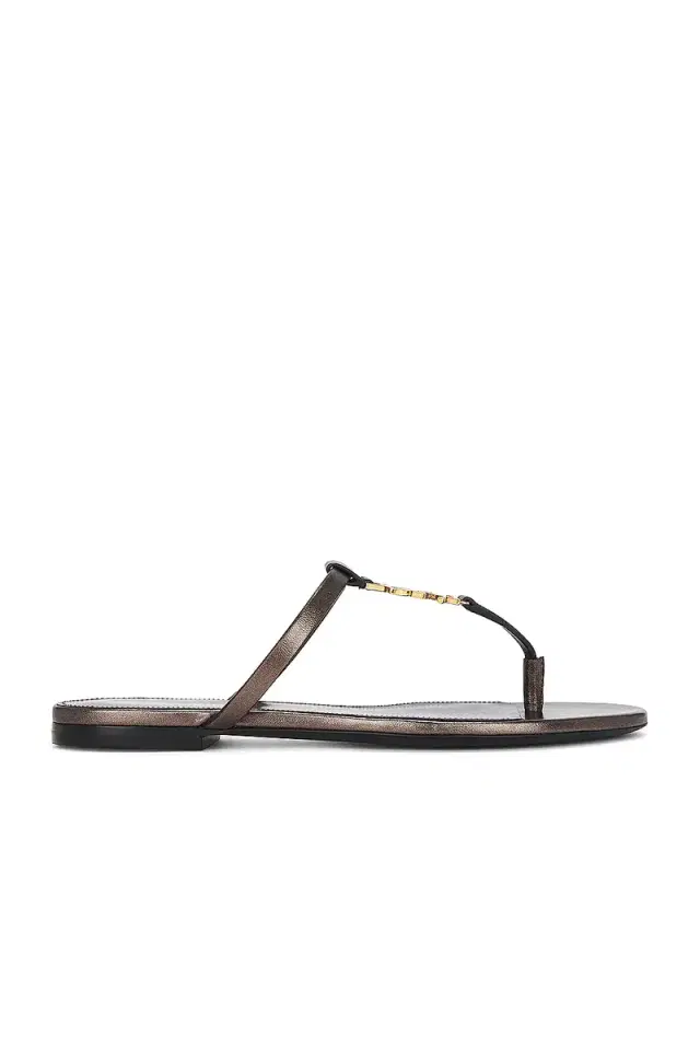 Saint Laurent Cassandra Flat Slide