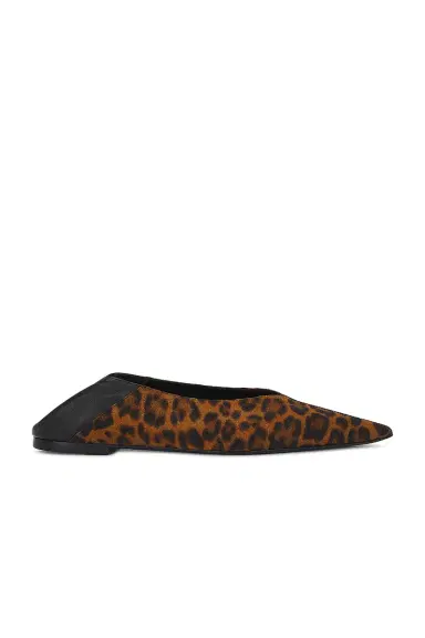 Saint Laurent Carolyn Flat Slipper | Thumbnail 1 Saint Laurent Carolyn Flat Slipper | Thumbnail 1
