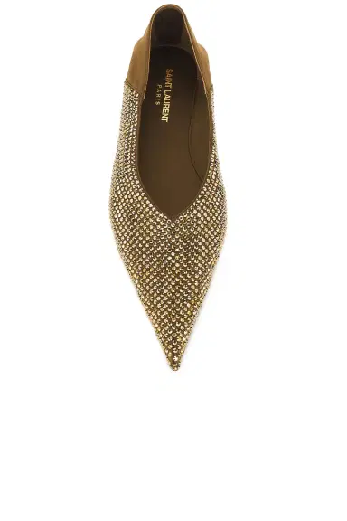 Saint Laurent Carolyn Slipper | Thumbnail 5 Saint Laurent Carolyn Slipper | Thumbnail 5