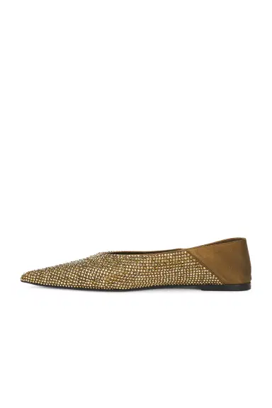 Saint Laurent Carolyn Slipper | Thumbnail 6 Saint Laurent Carolyn Slipper | Thumbnail 6