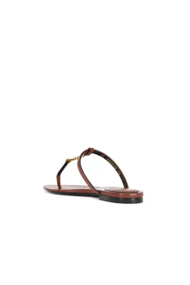 Saint Laurent Cassandra Flat Sandal | Thumbnail 3