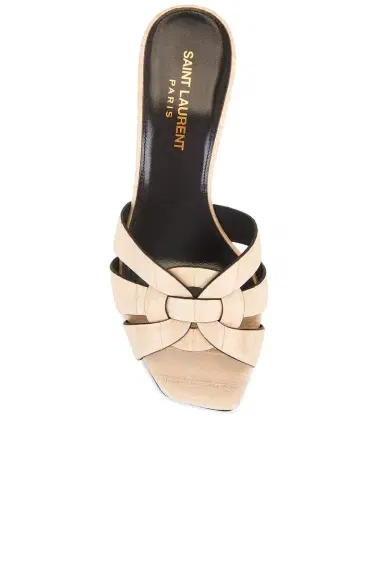 Saint Laurent Tribute Mule Sandal | Thumbnail 4 Saint Laurent Tribute Mule Sandal | Thumbnail 4