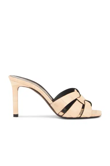 Saint Laurent Tribute Mule Sandal | Thumbnail 1 Saint Laurent Tribute Mule Sandal | Thumbnail 1