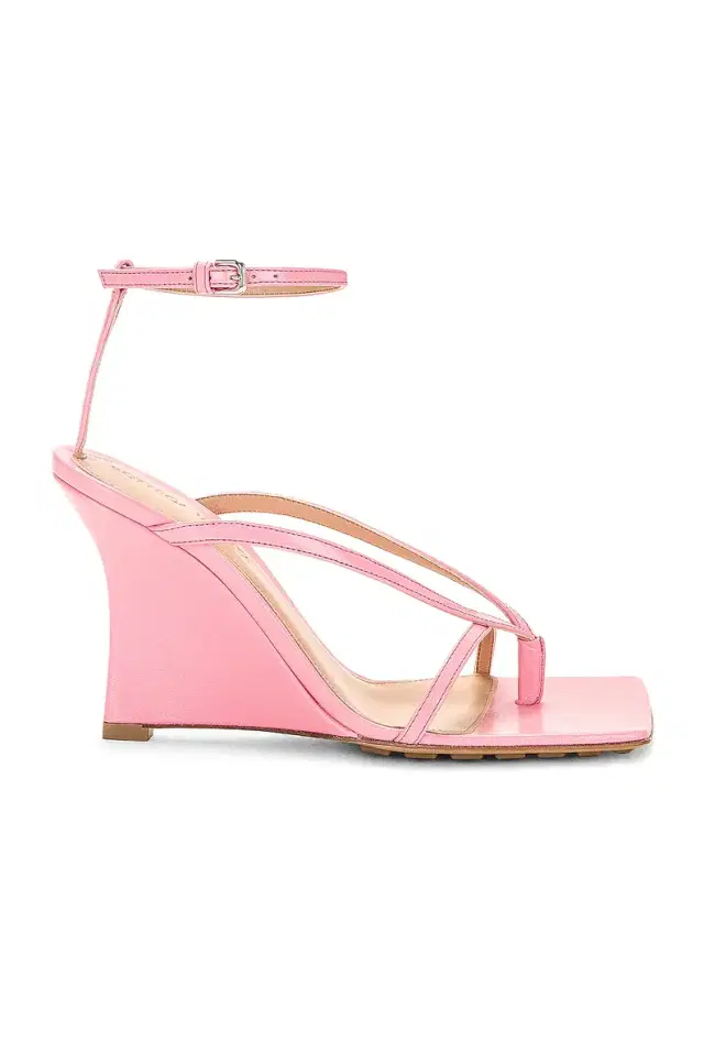 Bottega Veneta Stretch Ankle Strap Wedge Sandal