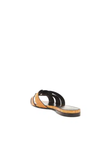 Saint Laurent Tribute Flat Sandal | Thumbnail 3 Saint Laurent Tribute Flat Sandal | Thumbnail 3