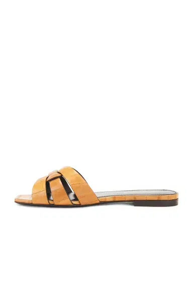 Saint Laurent Tribute Flat Sandal | Thumbnail 5 Saint Laurent Tribute Flat Sandal | Thumbnail 5
