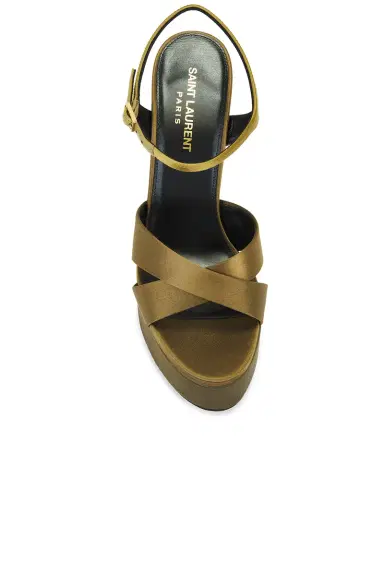 Saint Laurent Bianca Platform Sandal | Thumbnail 4 Saint Laurent Bianca Platform Sandal | Thumbnail 4