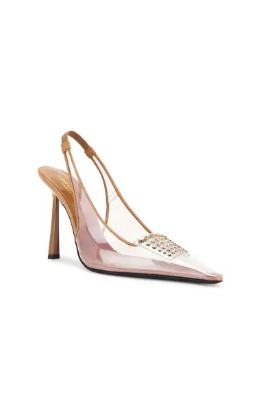 Saint Laurent Stone Slingback Pump | Thumbnail 2 Saint Laurent Stone Slingback Pump | Thumbnail 2