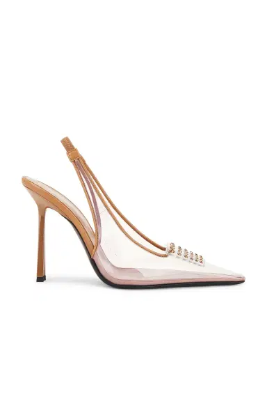 Saint Laurent Stone Slingback Pump | Thumbnail 1 Saint Laurent Stone Slingback Pump | Thumbnail 1
