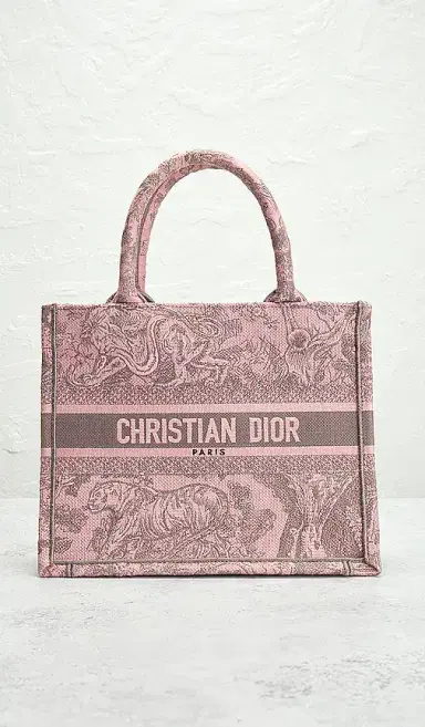 Dior Toile De Jouy Embroidery Book Tote Bag | Thumbnail 2