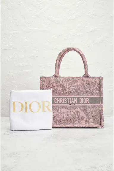 Dior Toile De Jouy Embroidery Book Tote Bag | Thumbnail 11