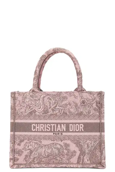 Dior Toile De Jouy Embroidery Book Tote Bag | Thumbnail 3