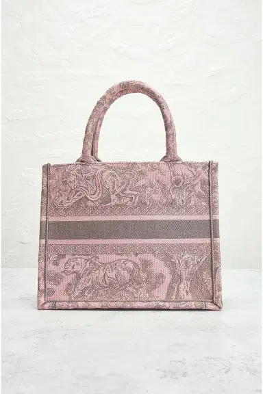 Dior Toile De Jouy Embroidery Book Tote Bag | Thumbnail 5