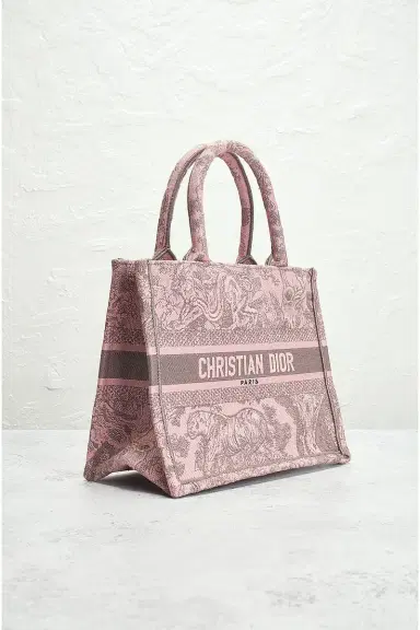 Dior Toile De Jouy Embroidery Book Tote Bag | Thumbnail 6