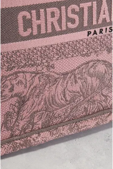 Dior Toile De Jouy Embroidery Book Tote Bag | Thumbnail 7