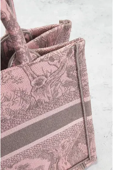 Dior Toile De Jouy Embroidery Book Tote Bag | Thumbnail 9