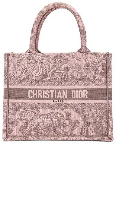Dior Toile De Jouy Embroidery Book Tote Bag | Thumbnail 1