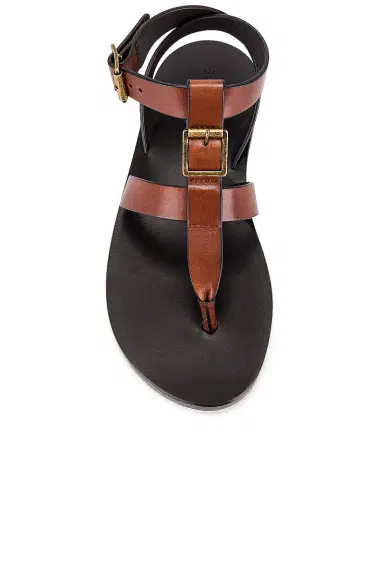 Saint Laurent Hardy Flat Sandal | Thumbnail 4 Saint Laurent Hardy Flat Sandal | Thumbnail 4