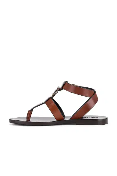 Saint Laurent Hardy Flat Sandal | Thumbnail 5 Saint Laurent Hardy Flat Sandal | Thumbnail 5