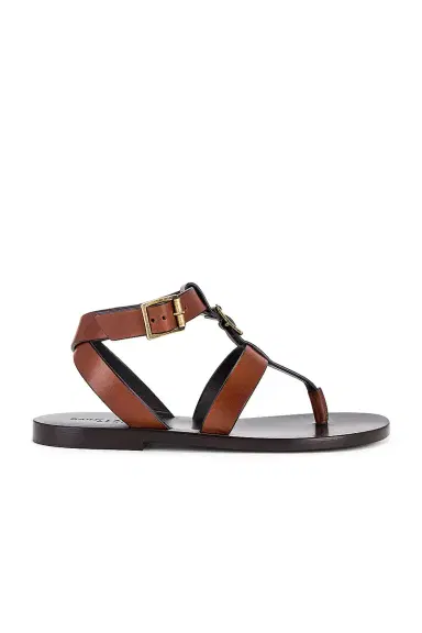 Saint Laurent Hardy Flat Sandal | Thumbnail 1 Saint Laurent Hardy Flat Sandal | Thumbnail 1