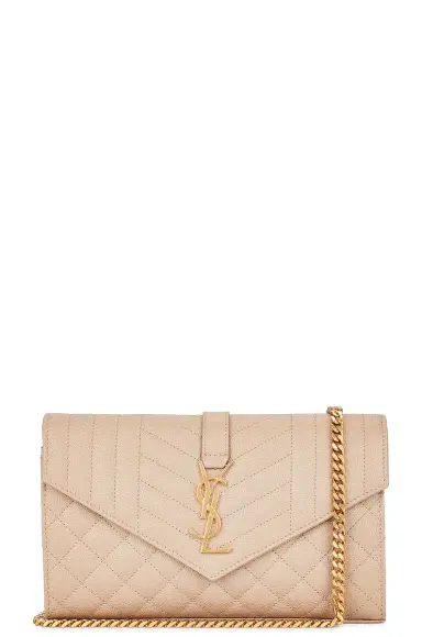 Saint Laurent Envelope Wallet on Chain Bag | Thumbnail 1 Saint Laurent Envelope Wallet on Chain Bag | Thumbnail 1