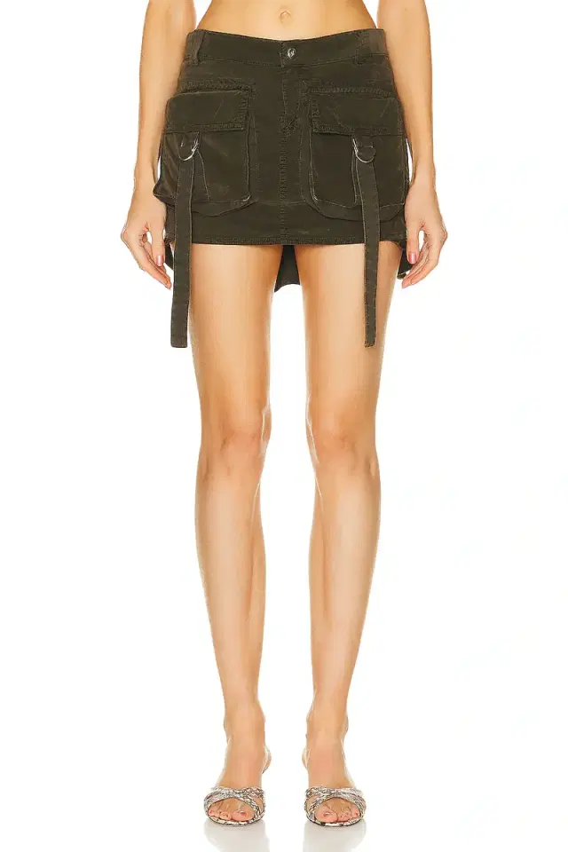 Blumarine Cargo Mini Skirt