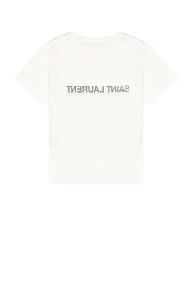 Saint Laurent Col Rond T-Shirt | Thumbnail 2 Saint Laurent Col Rond T-Shirt | Thumbnail 2