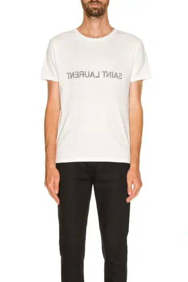 Saint Laurent Col Rond T-Shirt | Thumbnail 3 Saint Laurent Col Rond T-Shirt | Thumbnail 3
