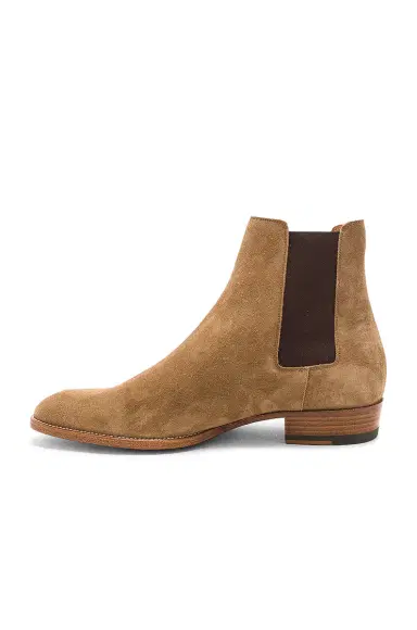 Saint Laurent Suede Wyatt Chelsea Boots | Thumbnail 5 Saint Laurent Suede Wyatt Chelsea Boots | Thumbnail 5