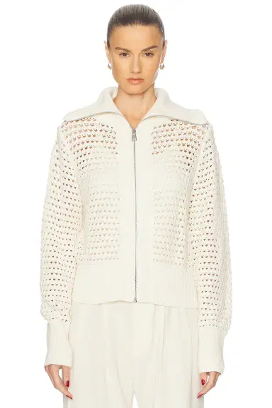 Varley Eloise Full Zip Knit Sweater | Thumbnail 2 Varley Eloise Full Zip Knit Sweater | Thumbnail 2