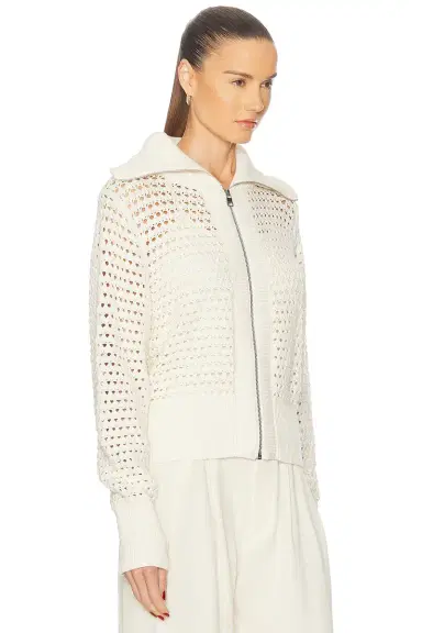 Varley Eloise Full Zip Knit Sweater | Thumbnail 3 Varley Eloise Full Zip Knit Sweater | Thumbnail 3