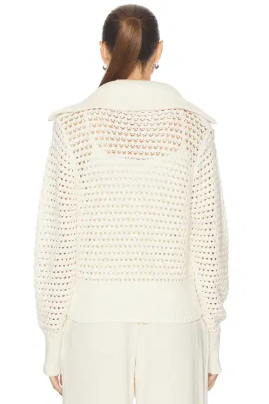 Varley Eloise Full Zip Knit Sweater | Thumbnail 4 Varley Eloise Full Zip Knit Sweater | Thumbnail 4