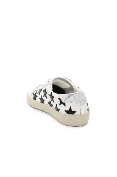 Saint Laurent Leather SL/06 Low-Top Star Sneakers | Thumbnail 3 Saint Laurent Leather SL/06 Low-Top Star Sneakers | Thumbnail 3