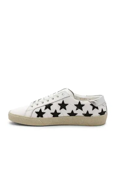 Saint Laurent Leather SL/06 Low-Top Star Sneakers | Thumbnail 5 Saint Laurent Leather SL/06 Low-Top Star Sneakers | Thumbnail 5