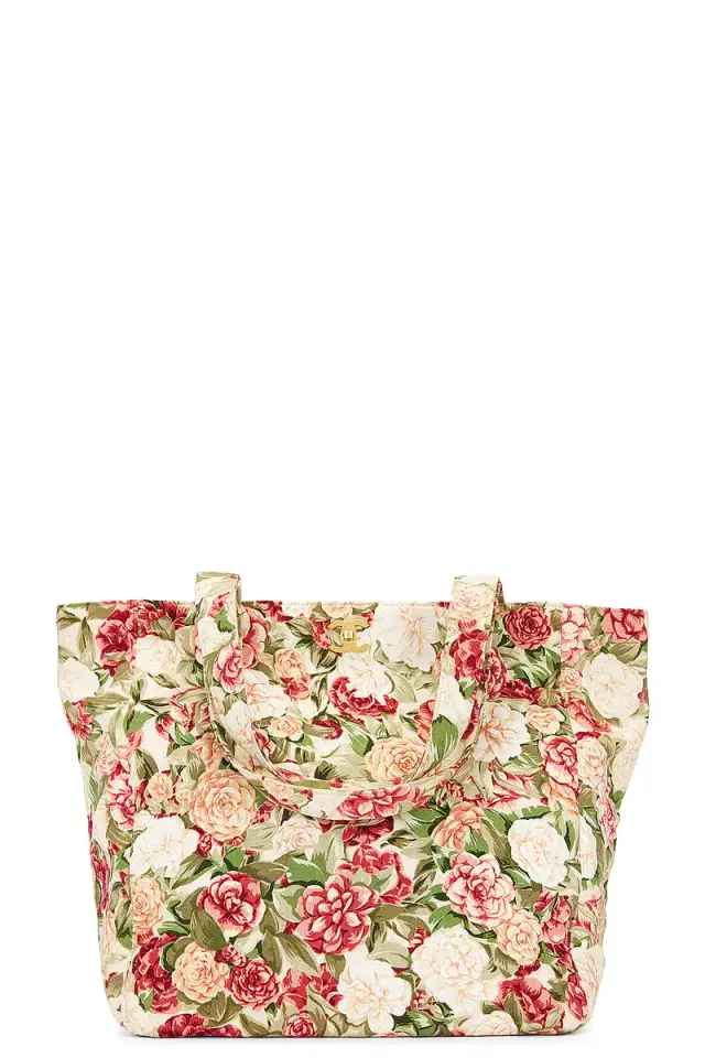 chanel Chanel CC Flower Mark Tote Bag