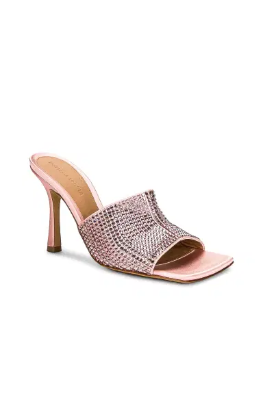 Bottega Veneta Sparkle Stretch Mule Sandals | Thumbnail 2